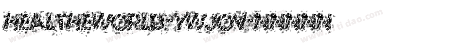 HealTheWorld-ywjoV字体转换
