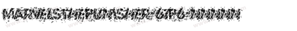 MarvelsThePunisher-61P6字体转换