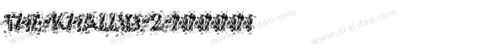The-Khallid-2字体转换