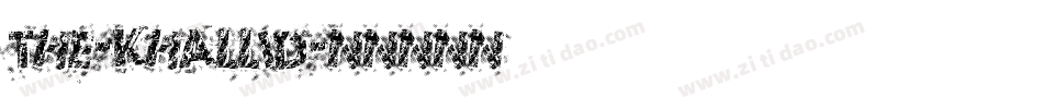 The-Khallid字体转换