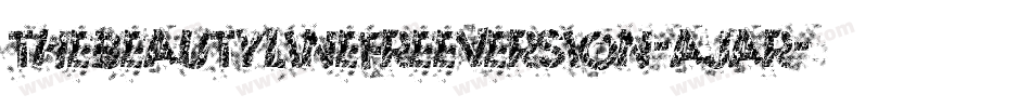 TheBeautylineFreeversion-ajAR字体转换