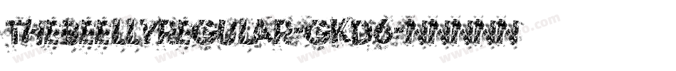 TheBeellyRegular-gKd6字体转换