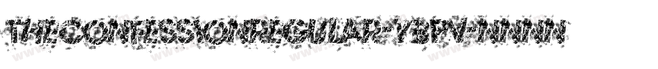 TheConfessionRegular-YBpv字体转换