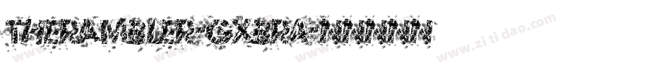 TheRambler-gxBr4字体转换
