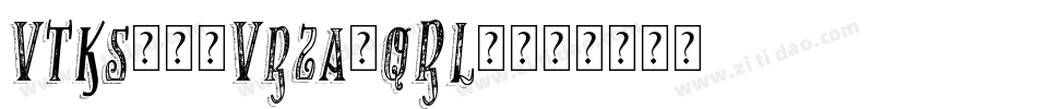 Vtks785Vrza-qRL1字体转换