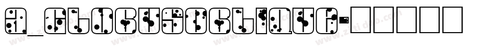 a_GlobusOblique字体转换