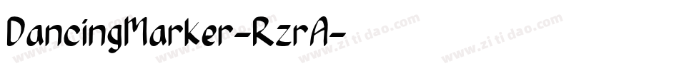DancingMarker-RzrA字体转换