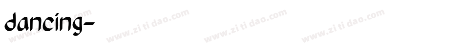 dancing字体转换