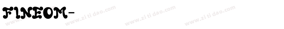 FINEOM字体转换