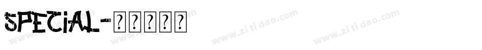 special字体转换