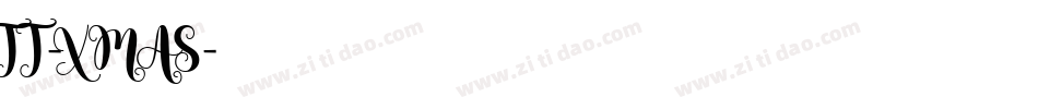 TT-XMAS字体转换