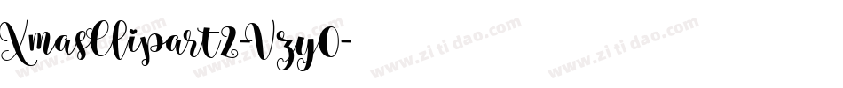 XmasClipart2-Vzy0字体转换