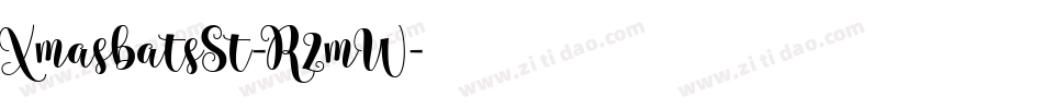 XmasbatsSt-R2mW字体转换