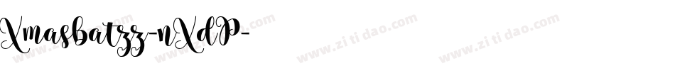 Xmasbatzz-nXdP字体转换