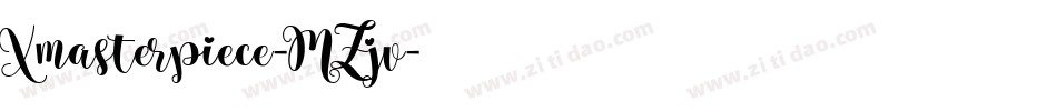 Xmasterpiece-MZjv字体转换