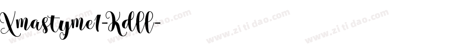 Xmastyme1-Kdll字体转换
