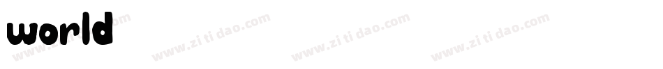 world字体字体转换