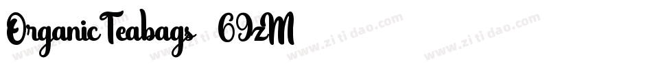 OrganicTeabags-69zM字体转换