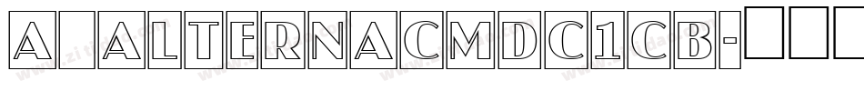 a_AlternaCmDc1Cb字体转换