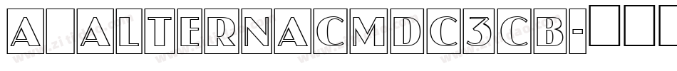 a_AlternaCmDc3Cb字体转换