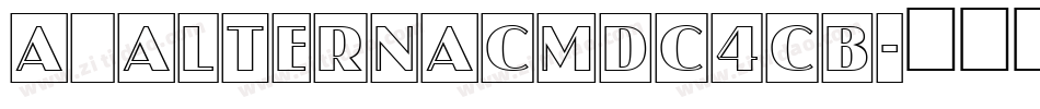 a_AlternaCmDc4Cb字体转换