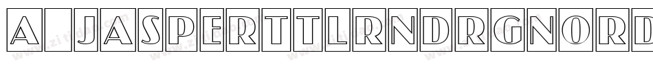 a_JasperTtlRndRgNord字体转换