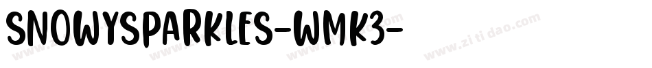 SnowySparkles-wMK3字体转换