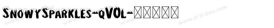 SnowySparkles-qVOl字体转换