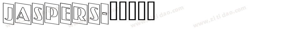 Jaspers字体转换