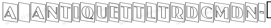a_AntiqueTtlTrdCmDn字体转换