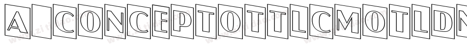 a_ConceptoTtlCmOtlDnNr字体转换