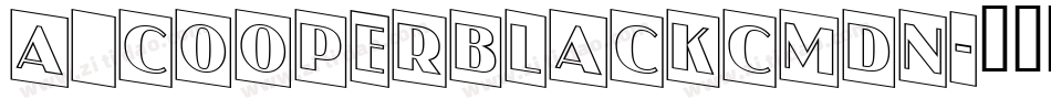 a_CooperBlackCmDn字体转换