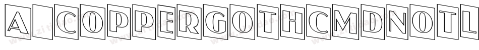 a_CopperGothCmDnOtl字体转换