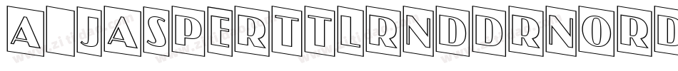 a_JasperTtlRndDrNord字体转换