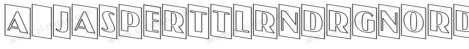 a_JasperTtlRndRgNord字体转换