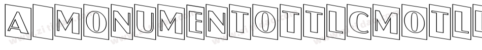 a_MonumentoTtlCmOtlDn字体转换