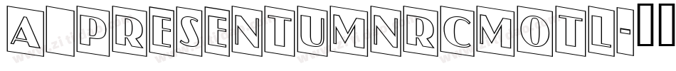 a_PresentumNrCmOtl字体转换