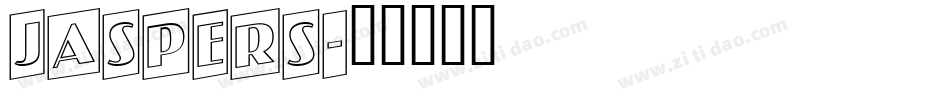 Jaspers字体转换