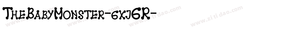 TheBabyMonster-gxjGR字体转换