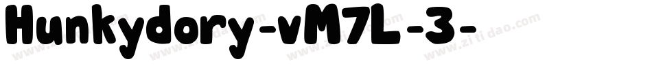 Hunkydory-vM7L-3字体转换