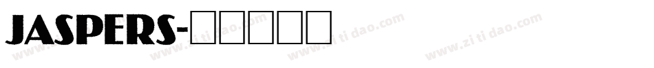 Jaspers字体转换