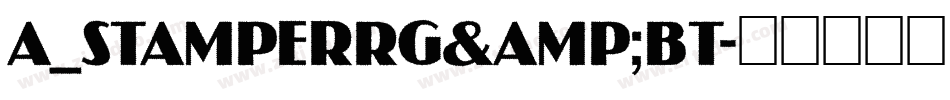 a_StamperRg&Bt字体转换