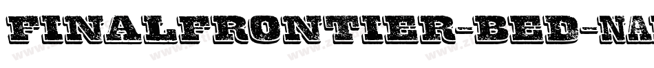 FinalFrontier-BEd字体转换