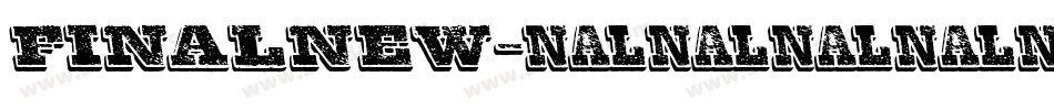 Finalnew字体转换