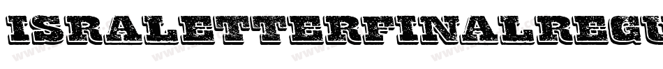 IsraletterFinalRegular-0PY9字体转换