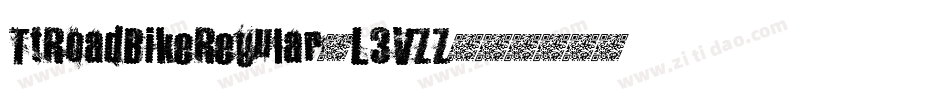 TtRoadBikeRegular-L3VZZ字体转换