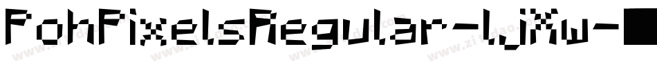 PohPixelsRegular-ljXw字体转换