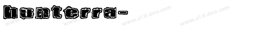 Hunterra字体转换