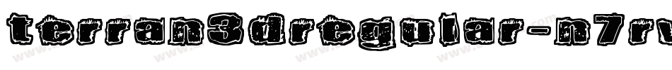 Terran3DRegular-n7RV字体转换