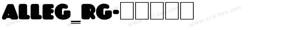 Alleg_Rg字体转换